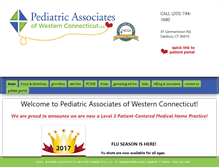 Tablet Screenshot of pediatricassociatesct.com